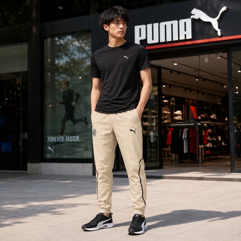 Quần thể thao Puma Nam Chính Hãng - Puma ACM Woven Track Pants - Màu Da| JapanSport 777717-26