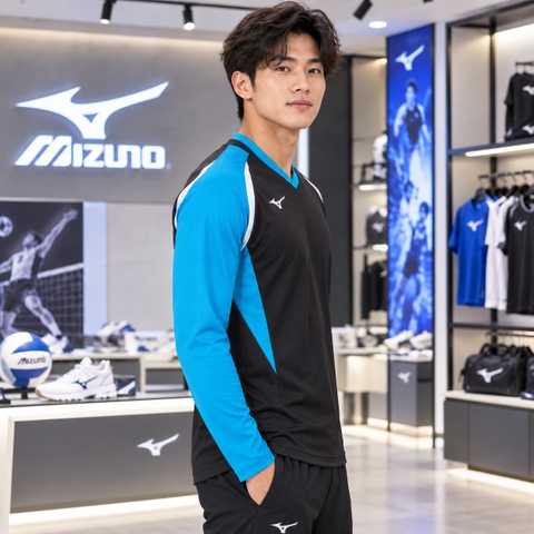 Áo Mizuno Chính Hãng - Game Shirt- Màu Đen | JapanSport V2MA212292