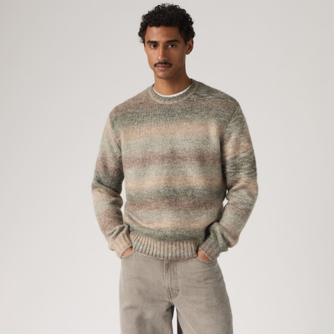 Áo Len Levi's Chính Hãng - Laurel Crew Sweater - Màu Nâu | JapanSport 0065W0015