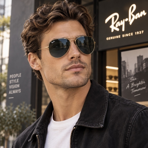 Kính Ray-Ban Chính hãng - Aviator Large Metal - Nam | JapanSport RB3025-9278R5 62mm