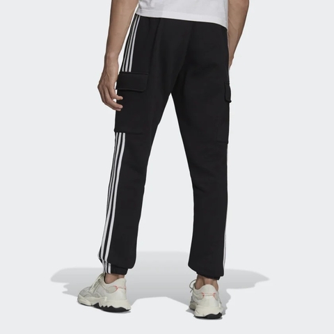Quần Adidas Nam Chính Hãng - Adicolor Classics 3-Stripes Cargo Slim - Đen | JapanSport HG4829