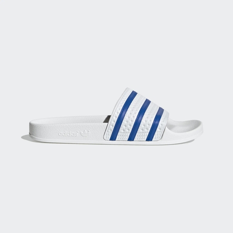 Dép Adidas Chính Hãng - Adilette Slides - Trắng/Xanh | JapanSport FX5860
