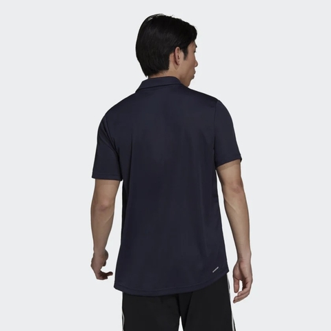 Áo Polo Adidas Chính Hãng - AEROREADY DESIGNED TO MOVE SPORT - Navy  | JapanSport H30284
