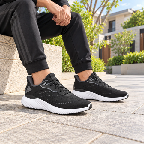 Giày Adidas Chính hãng - Alphabounce Flow Nam - Đen | JapanSport HR0607