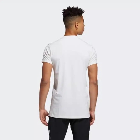 Áo Phông Adidas Nam Chính Hãng - Beige Studio Tech Tee - Trắng | JapanSport GL0446