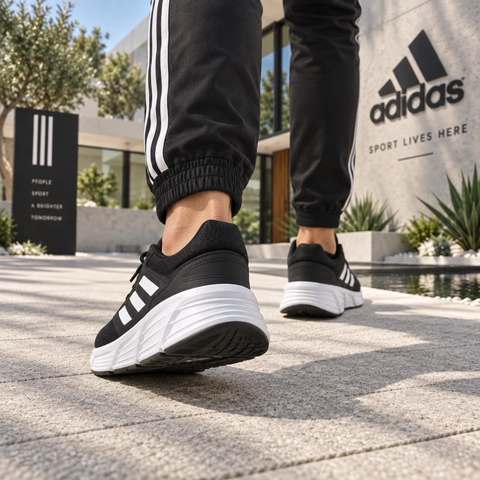Giày chạy Nam Adidas Chính hãng - Galaxy 6 Nam - Đen | JapanSport GW3848