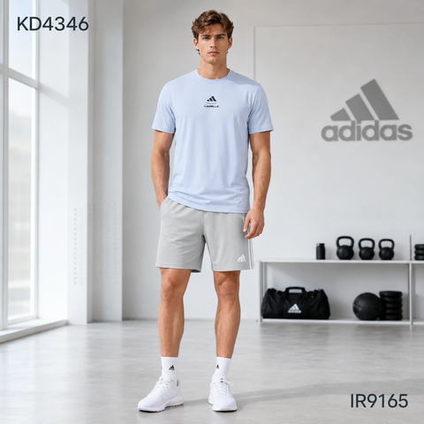Áo Phông Adidas Nam Chính Hãng - Les Mills Graphic T-Shirt - Màu Xanh | JapanSport KD4346