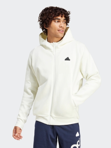 Áo Khoác Adidas Chính Hãng - Z.N.E. Premium Full-Zip Hooded Track Jacket - Màu Be | JapanSport IR5208