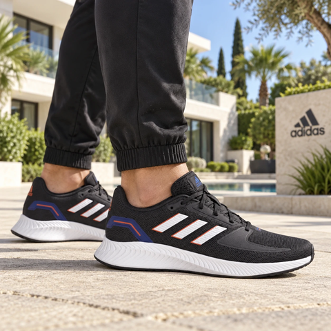 Giày chạy Adidas Nam Chính Hãng - RunFalcon 2.0 - Đen | JapanSport GV9559