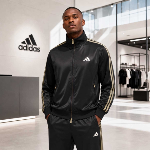 Bộ thể thao cao cấp nam Adidas Chính hãng - Stadium Gold Regular Fit - Màu đen | JapanSport  KA1254 + KA1260