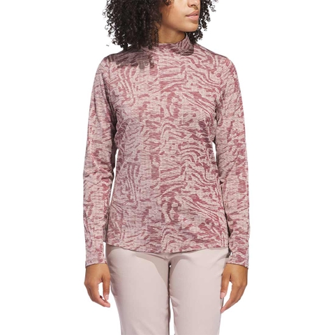 Áo Polo Adidas Nữ Chính Hãng - Ultimate365 Jacquard Mock - Màu Tím | Japansport JE9874