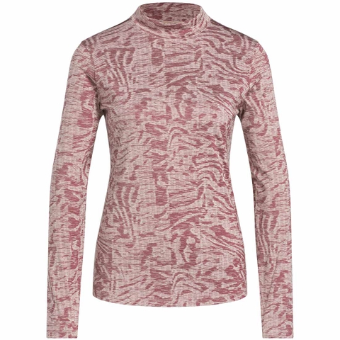 Áo Polo Adidas Nữ Chính Hãng - Ultimate365 Jacquard Mock - Màu Tím | Japansport JE9874