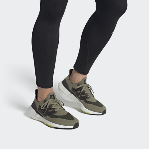 Giày chạy Adidas Nam Chính Hãng - ULTRABOOST 21 - Xanh | JapanSport S23879