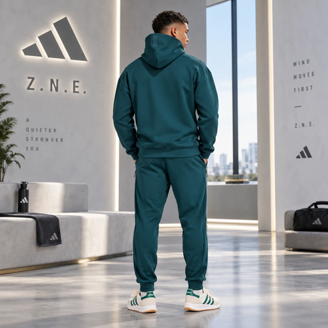 Bộ thể thao nam Adidas Nam Chính Hãng - Z.N.E. Aurora Ivy - Màu xanh | JapanSport KB3709 + JW4724