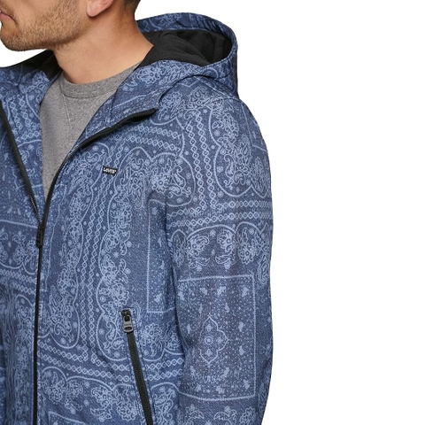Áo Khoác Levi's Chính Hãng - Hooded Water Resistant Softshell Bomber - Màu Xanh | JapanSport LM9RP750-fbc