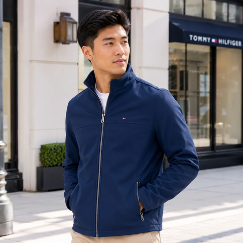 Áo Khoác Tommy Hilfiger Chính hãng - Active Soft Shell - Màu xanh | JapanSport 155SP287