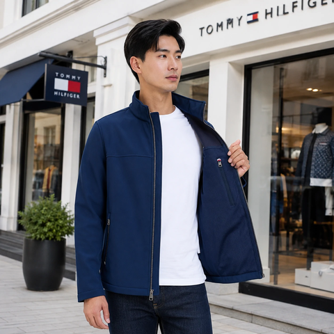 Áo Khoác Tommy Hilfiger Chính hãng - Active Soft Shell - Màu xanh | JapanSport 155SP287