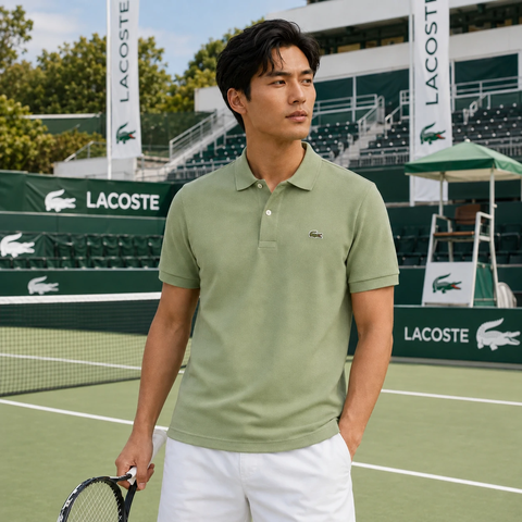 Áo Polo Lacoste Chính hãng - LIGHT Piqué – Classic Fit - Màu Xanh | JapanSport PH9851-51-S86