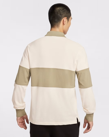 Áo Polo Nike Nam Chính Hãng - Heritage Tennis Long-Sleeve Polo - Màu be | JapanSport HQ1749-110