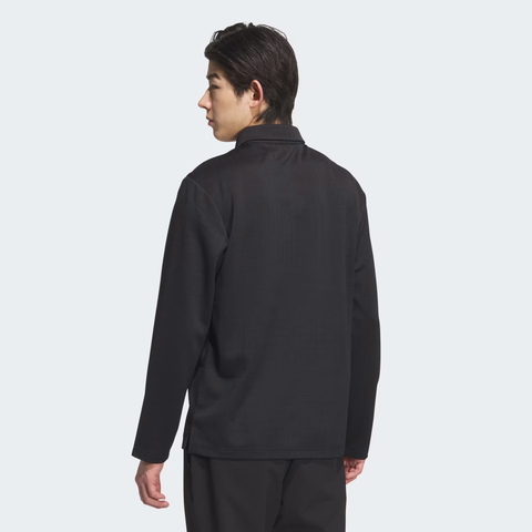 Áo Dài Tay Adidas Nam Chính Hãng - Monogram Long-Sleeve Polo Shirt - Màu Đen | JapanSport JN1232