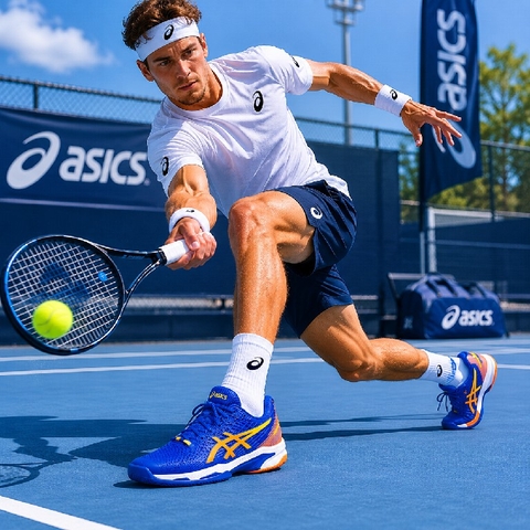 Giày Tennis Asics Nam Chính hãng - SOLUTION SPEED FF 2 - Màu Xanh | JapanSport 1041A391-960