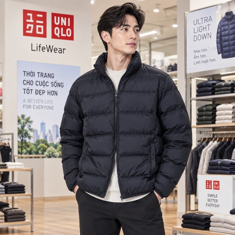 Áo Khoác Lông Vũ Uniqlo Chính hãng - Ultra Light Down Jacket - NAVY | JapanSport 449631-69