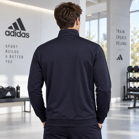 Áo khoác nam Adidas Chính Hãng - Basics Track Suit - Navy | JapanSport FM6312