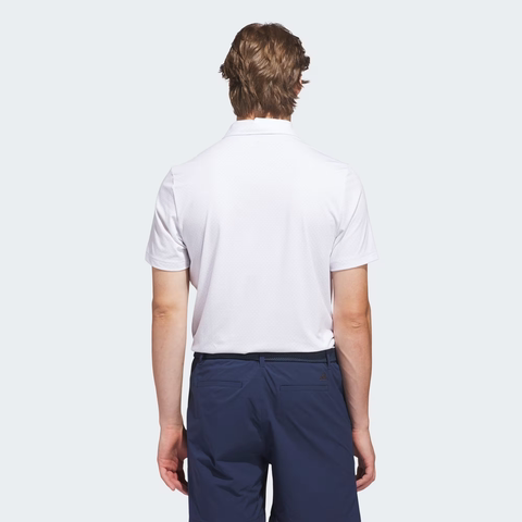 Áo Polo Adidas Nam Chính Hãng - ULTIMATE365+ GO-TO PRINT - Màu Trắng | JapanSport KF0108