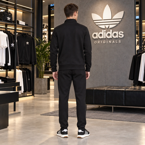 Bộ thể thao nam Adidas Chính Hãng - TREFOIL ESSENTIALS TRACK JACKET | JapanSport GE5138 + IY7361