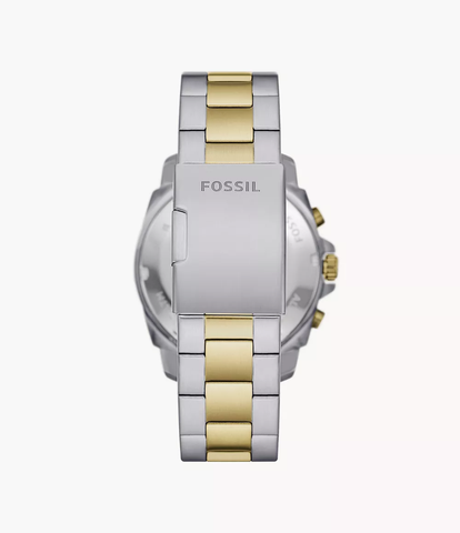 Đồng Hồ Fossil Nam Chính Hãng – Chronograph 45mm, Dây Thép Two-Tone | JapanSport BQ2815