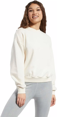 Áo Dài Tay Reebok Chính Hãng - Classics Natural Dye Crew Sweatshirt - Màu Kem | JapanSport HH9696