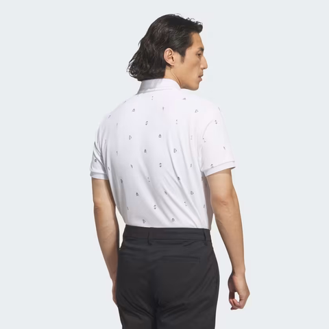 Áo Polo Adidas Nam Chính Hãng - MONOGRUM SHORT-SLEEVE - Màu TRẮNG | JapanSport  JY8222
