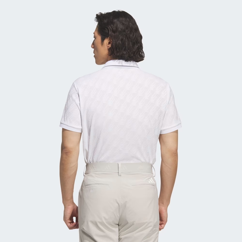 Áo Polo Adidas Nam Chính Hãng - JACQUARD SHORT-SLEEVE POLO SHIRT - Màu Trắng | JapanSport JY8231