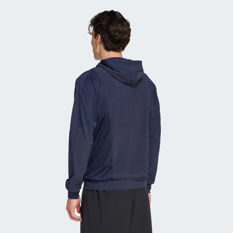 Áo khoác Adidas Chính Hãng - D4T WORKOUT FULL-ZIP HOODIE - Màu Navy | Japasport - KA4822