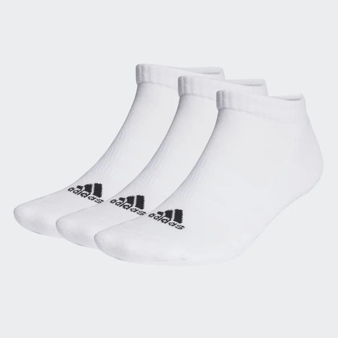 Set Tất Adidas Chính Hãng - SET OF 3 PAIRS OF PADDED LOW-CUT SOCKS - Trắng | JapanSport HT3434
