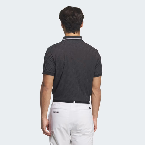 Áo Polo Adidas Nam Chính Hãng - JACQUARD SHORT-SLEEVE POLO SHIRT - Màu Đen | JapanSport JY8232