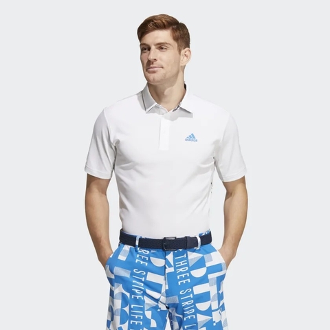 Áo Polo Adidas Nam Chính Hãng - AEROREADY THREE STRIPE LIFE POLO SHIRT - Trắng | JapanSport HA0232