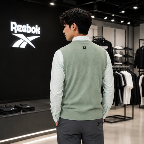 Áo Khoác FOOTJOY Chính Hãng - FootJoy Argyle V-Neck - Màu Xanh | JapanSport 38556 FJ-F25-M07