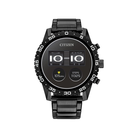 Đồng Hồ Chính Hãng Citizen - CZ Smart PQ2 44mm - MX1017-50X - Màu đen Dây thép - Nam | JapanSport