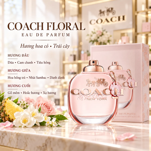 Nước hoa Coach Chính hãng - Coach New York Floral EDP 150ml | JapanSport