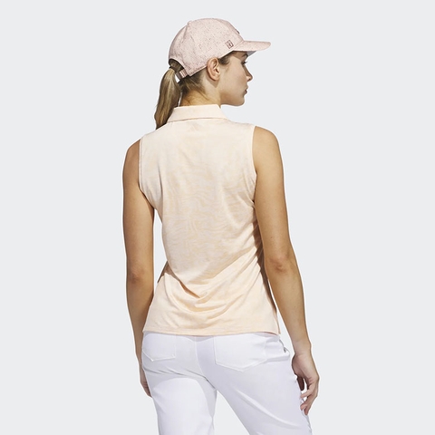 Áo Polo Adidas Nữ Chính Hãng - Ladies Ultimate365 Jacquard - Màu Hồng Cam | Japansport JD2001
