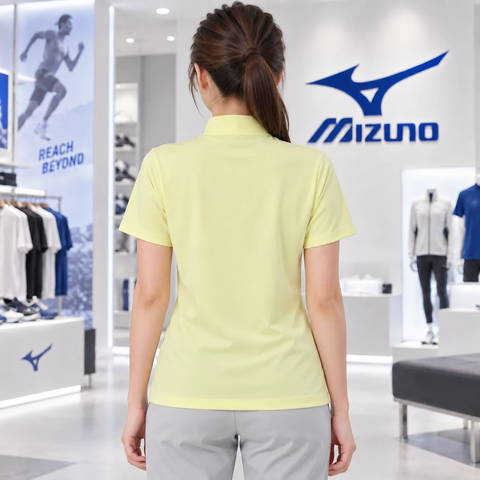Áo Polo Mizuno Nữ Chính Hãng - Outdoor Travel & Walking Wear - Màu Vàng | JapanSport B2MA0261-44