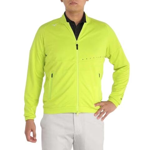 Áo Khoác Mizuno Chính Hãng - Solar Cut Blouson - Màu Xanh Chanh | JapanSport E2MCB001-37