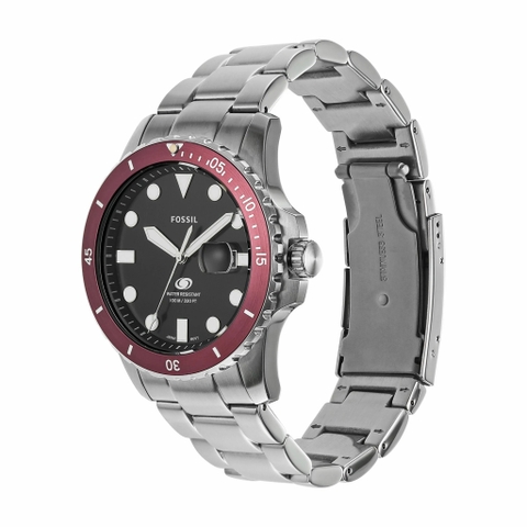 Đồng hồ Fossil Chính hãng - Fossil Blue stainless steel band - FS6013 | JapanSport