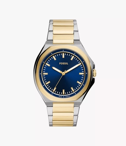 Đồng hồ Fossil Chính hãng - Evanston Solar-Powered Two-Tone Stainless Steel Watch | JapanSport BQ2768