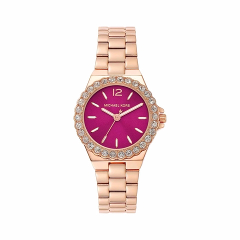 Đồng Hồ Michael Kors Nữ Chính hãng - Lennox Pink Watch 30mm | JapanSport MK7396