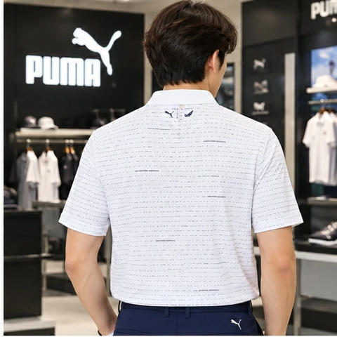 Áo Polo Puma chính hãng - Volition Morse - Màu trắng | JapanSport 635575-02