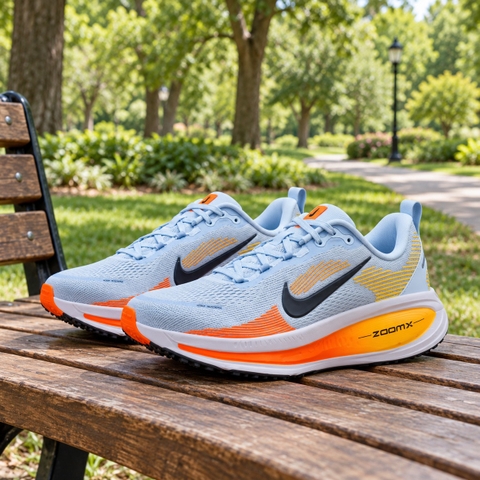 Giày chạy nam Nike Chính Hãng - Vomero 18 - Màu Xám/Cam | JapanSport HM6803-404
