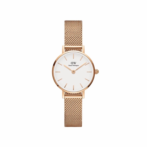 Đồng Hồ Daniel Wellington Nữ Chính Hãng - Petite 24 Melrose LIMITED RG White - Màu Vàng | JapanSport DW00100418