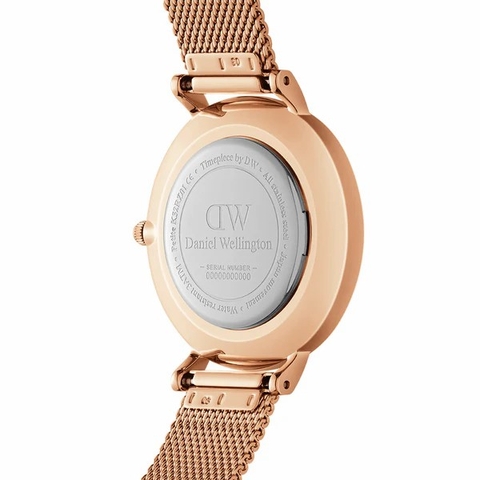 Đồng Hồ Daniel Wellington Nữ Chính Hãng - Petite 24 Melrose LIMITED RG White - Màu Vàng | JapanSport DW00100418